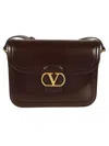 Valentino Flip Shoulder Bag In Rel Oak Brown