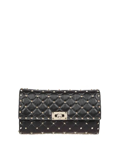Valentino Garavani Shoulder Bag Rockstud In Black