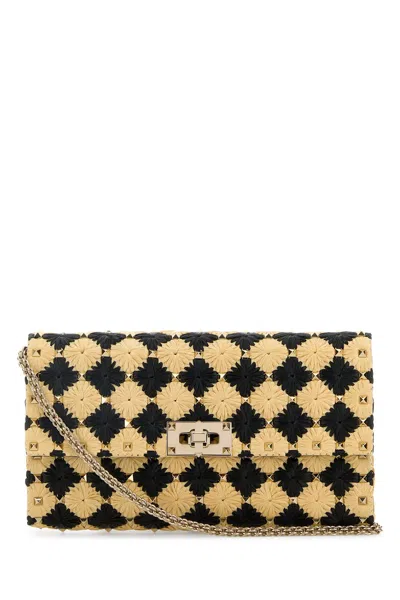 Valentino Garavani Shoulder Bag Rockstud S In Neutral