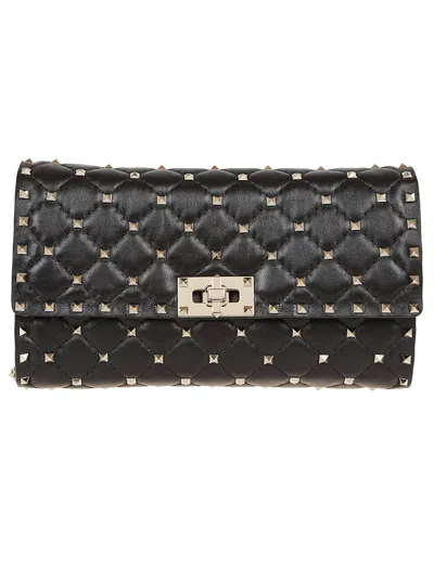 Valentino Garavani Shoulder Bag Rockstud Spike In Black