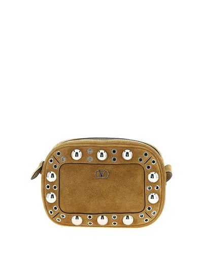 Valentino Garavani Shoulder Bag In Sand