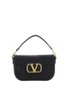 Valentino Garavani Midnight Blue Leather Alltime Shoulder Bag