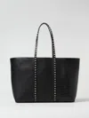 Valentino Rockstud Tote Bag In Black