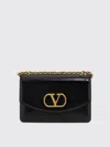 Valentino Vain Leather Shoulder Bag In Black