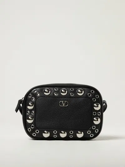 Valentino Garavani 'nellcôte' Shoulder Bag In Black