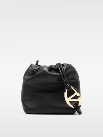 Valentino Garavani Shoulder Bag  Woman Color Black In Burgundy