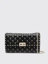 Valentino Rockstud Spike Shoulder Bag In Black