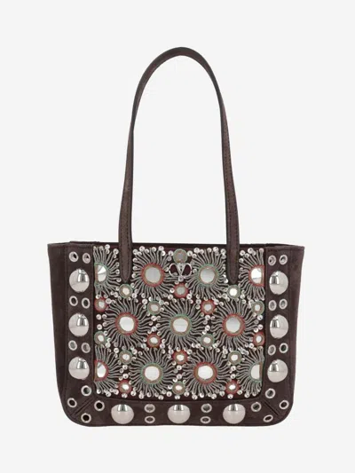 VALENTINO GARAVANI SHOULDER BAG VALENTINO GARAVANI WOMAN COLOR BROWN,H41188032