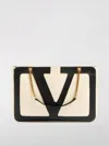 Valentino Garavani Garavani Viva Superstar Medium Nappa Leather Shopping Bag Woman Butter/black Uni In Butter