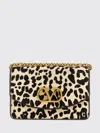 Valentino Garavani Vain Small Cow-print Leather And Calf-hair Shoulder Bag In Multi