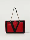 Valentino Large Shopping Bag "viva Superstar" In Red