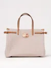 Valentino Antibes Big Shopping Bag With Adjustable Side Straps In Beige
