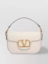 Valentino Shoulder Bag With Adjustable Strap And Top Handle In Grey