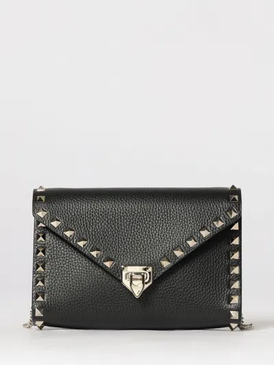 Valentino Garavani Black Rockstud Small Clutch