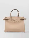 Valentino Garavani Shoulder Bags With Adjustable Strap And Stitched Handles In Pink
