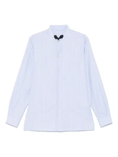 VALENTINO `SI00` STRIPED OXFORD SHIRT