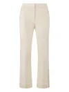 Valentino Side-embellishment Trousers In Neutral