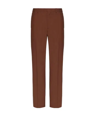 VALENTINO VALENTINO SIDE-STRIPE STRAIGHT LEG TROUSERS