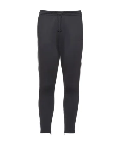 Valentino Side Stripe Trousers In Black