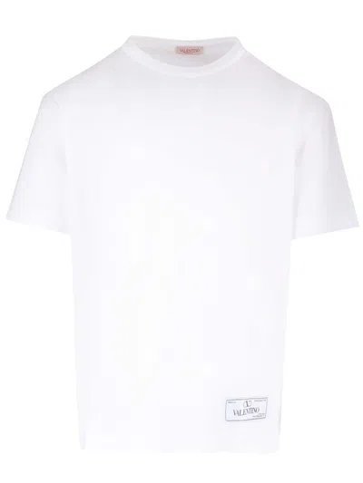 Valentino Signature Label T-shirt In White