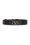 Valentino Signature V Logo Choker Necklace In Nero