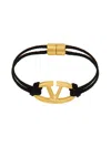 Valentino Garavani Women Vlogo The Bold Edition Bracelet In Black