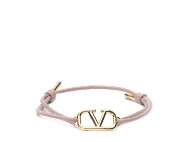 Valentino Garavani Valentino Signature Vlogo Bracelet For Women In Pink