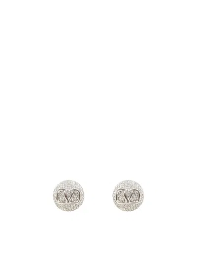 Valentino Garavani Signature Vlogo Clip Earrings