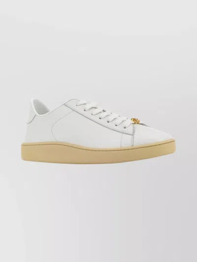 VALENTINO GARAVANI SIGNATURE VLOGO LEATHER LOW-TOP SNEAKERS