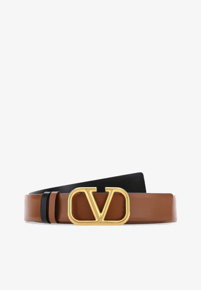 VALENTINO GARAVANI SIGNATURE VLOGO REVERSIBLE BELT