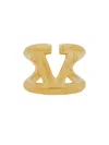 Valentino Rings With Open Design And Polished Finish In Gold