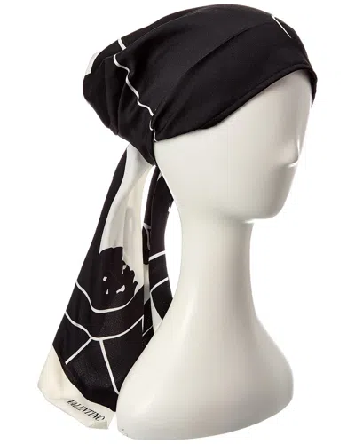 Valentino Garavani Valentino Silk-blend Turban In Multi