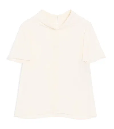 Valentino Silk Blouse In White