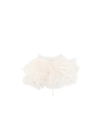 Valentino Garavani Silk Collar In White