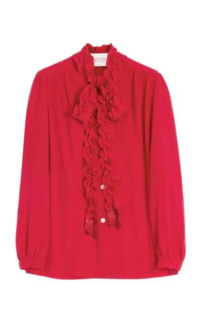 VALENTINO SILK CREPE DE CHINE SHIRT