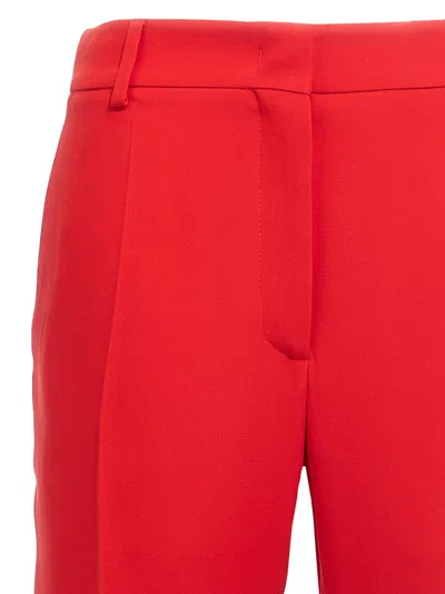 Valentino Silk Dress Women's Pants In Red