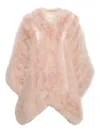 Valentino Silk Faux Fur Coat