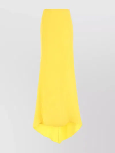 VALENTINO SILK FLOWING HIGH WAIST SKIRT