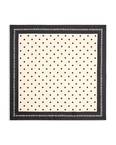 Valentino Garavani Silk Foulard In Yellow