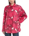 Valentino Silk Jacket In Red