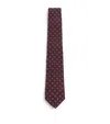 Valentino Silk "valentie" Tie In Red