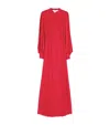 Valentino Silk Georgette Gown In Red