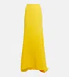 Valentino Garavani Woman Maxi Skirt Yellow Size 6 Silk In Yellow