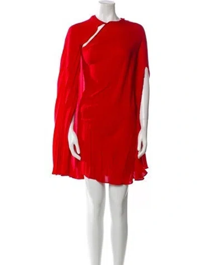 Pre-owned Valentino Silk Midi Length Dress In Pink