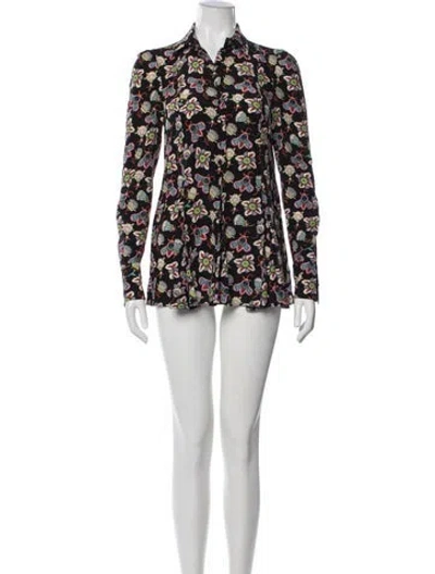 Pre-owned Valentino Silk Mini Dress In Multi