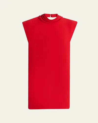 Valentino Silk Mini Dress In Pink