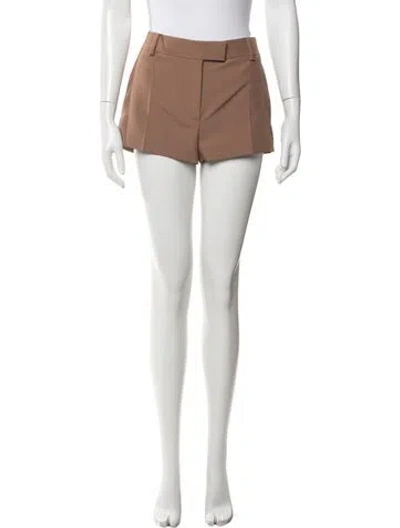 Pre-owned Valentino Silk Mini Shorts In Neutral