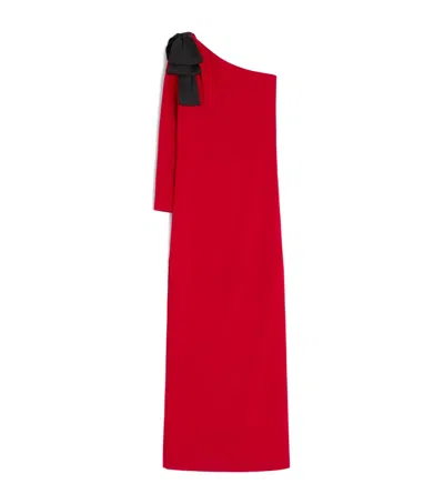 VALENTINO SILK ONE-SHOULDER GOWN