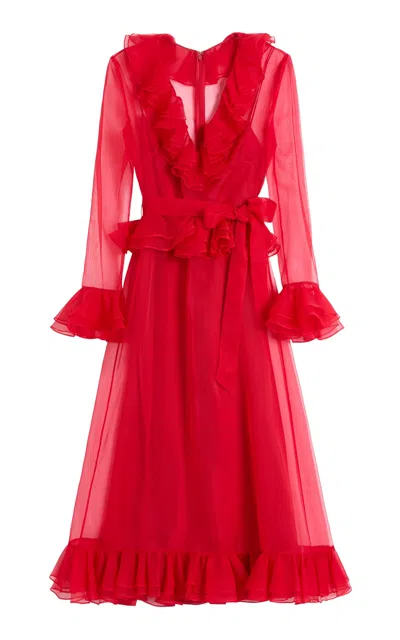 VALENTINO SILK-ORGANZA DRESS