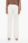 Valentino Silk Palazzo Pants In White